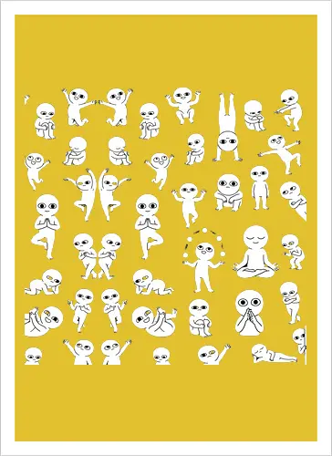Übermäßiges Grübeln in Stereo - Minimalistische Kunst, Schwarz-Weiß-Muster, Adult-Swim-Ästhetik, witzige Strichzeichnung, Kunst zum Thema psychische Gesundheit, Stimmungsschwankungen, süßes Cartoon-Muster, Humor mit Wiedererkennungswert, einfache Figuren-Skizze, Gedanken um 3 Uhr morgens, ästhetisches Muster, monochromer Rapport, existenzieller Humor, Geschenk für Grübler - Kunstdruck
