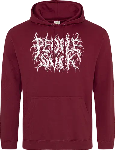 People Suck - people suck, death metal, introverted, anti social, metalhead, black metal, misanthropy, dark aesthetic, heavy metal, deathcore, cyber sigilism, edgy typography, dark art, introvert humor, streetwear - Standard Hoodie