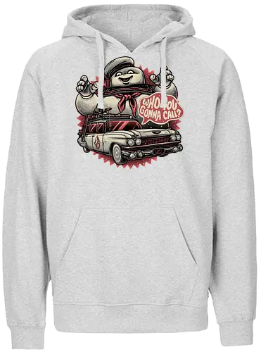 Ghost in the City - Ghost, horror, Halloween, comedy, Paranormal, ghosts, classic movie - Fairtrade Hoodie