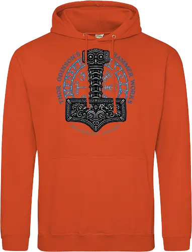 Hammer Works in Asgard - Movie, film, superhero, comics, comic, character, action, sci-fi, science fiction - Standard Hoodie