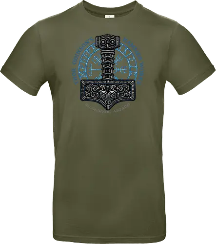 Hammer Works in Asgard - Movie, film, superhero, comics, comic, character, action, sci-fi, science fiction - Standard T-Shirt