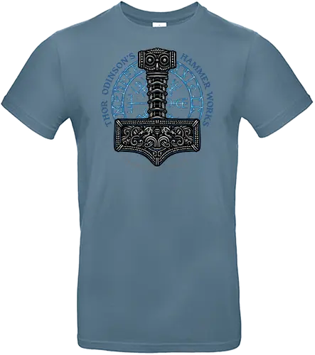 Hammer Works in Asgard - Movie, film, superhero, comics, comic, character, action, sci-fi, science fiction - Standard T-Shirt