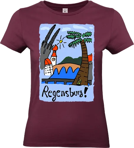 Regensburg - Regensburg, Stadt, Donau - Standard T-Shirt (Frauen)