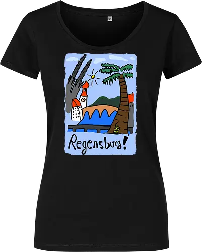 Regensburg - Regensburg, Stadt, Donau - Damen T-Shirt