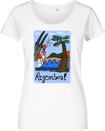 Regensburg - Regensburg, Stadt, Donau - Damen T-Shirt