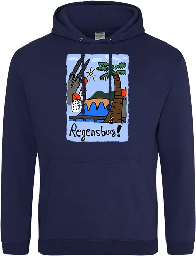 Regensburg - Regensburg, Stadt, Donau - Standard Hoodie