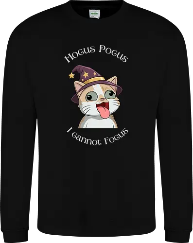 Hocus Pocus Front - Chaos, Liebe, Herz, Smilow, Twitch, Streamer, Katze - Sweatshirt