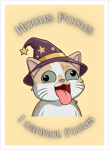 Hocus Pocus Front - Chaos, Liebe, Herz, Smilow, Twitch, Streamer, Katze - Kunstdruck