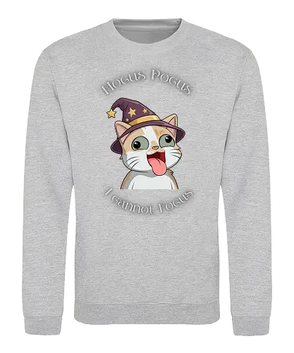 Hocus Pocus Front - Chaos, Liebe, Herz, Smilow, Twitch, Streamer, Katze - Sweatshirt