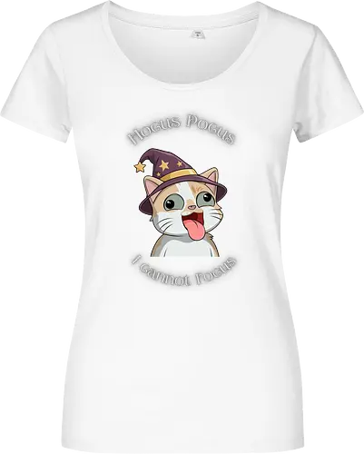 Hocus Pocus Front - Chaos, Liebe, Herz, Smilow, Twitch, Streamer, Katze - Damen T-Shirt