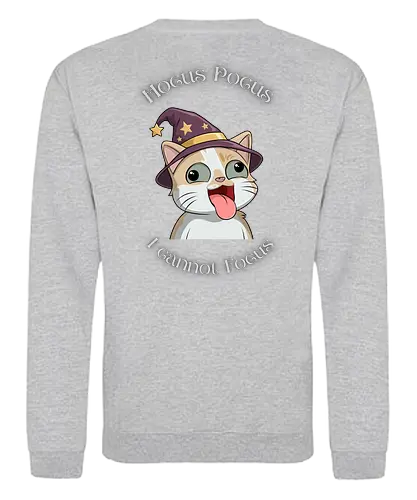 Hocus Pocus Back - Katze, Chaos, Liebe, Herz, Smilow, Wolims, Twitch, Streamer - Sweatshirt