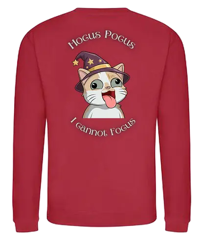 Hocus Pocus Back - Katze, Chaos, Liebe, Herz, Smilow, Wolims, Twitch, Streamer - Sweatshirt