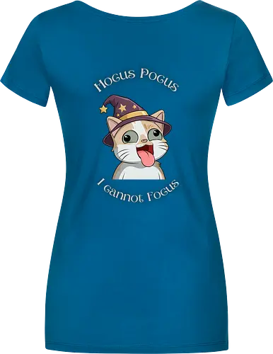 Hocus Pocus Back - Katze, Chaos, Liebe, Herz, Smilow, Wolims, Twitch, Streamer - Damen T-Shirt