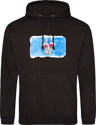 Alien Bunny - alber, einfachso, Alien, Häschen, Bunny - Standard Hoodie