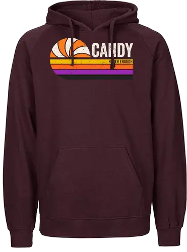 Candy vintage - retro, vintage, candy, halloween, autumn, fall, quote, lettering - Fairtrade Hoodie