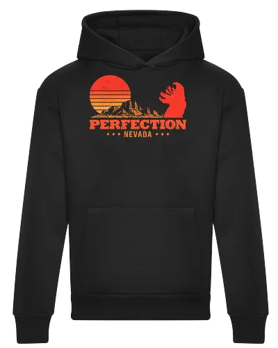 Desert Perfection  - 90s, cult classic, desert, desert landscape, geek, graboids, halloween, horror, monster, movies, nevada, perfection, retro, tremors, vintage - Heavyweight Hoodie