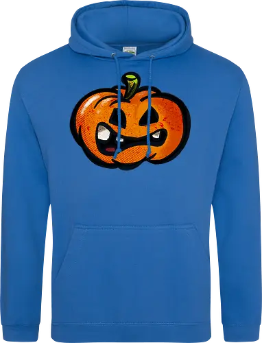 Garstiger Kürbis - Halloween, Kürbis, handgezeichnet, Monsta, Oktober - Standard Hoodie