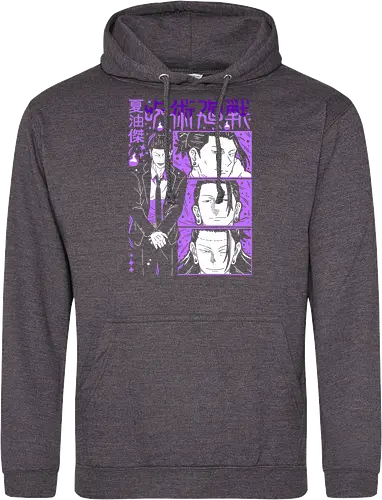 Geto Suguru Shadow Sorcerer JJK - suguru geto, jjk villain, purple aesthetic, cursed spirit user, anime fan apparel, shonen antagonist, jujutsu kaisen gift, manga style art - Standard Hoodie