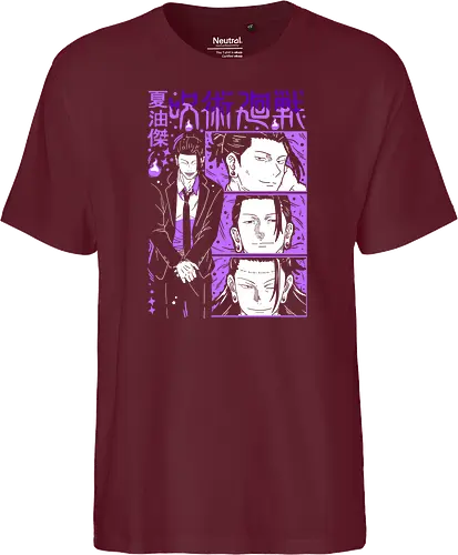 Geto Suguru Shadow Sorcerer JJK - suguru geto, jjk villain, purple aesthetic, cursed spirit user, anime fan apparel, shonen antagonist, jujutsu kaisen gift, manga style art - Fairtrade T-Shirt