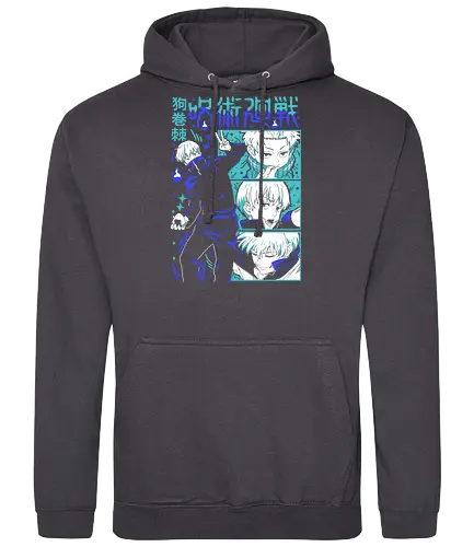 Toge Inumaki Cursed Speech JJK Tee - toge inumaki, jjk toge, cursed speech user, teal blue palette, cool side character, anime otaku gift, jujutsu kaisen merch, weeb shirt - Standard Hoodie