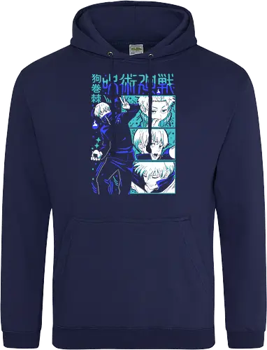 Toge Inumaki Cursed Speech JJK Tee - toge inumaki, jjk toge, cursed speech user, teal blue palette, cool side character, anime otaku gift, jujutsu kaisen merch, weeb shirt - Standard Hoodie