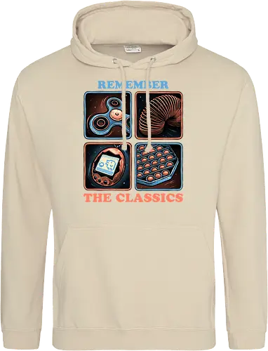 Remember the Classics - Classic, vintage, retro, gaming, old, classics - Standard Hoodie