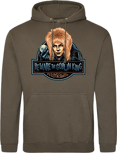 Beware the Goblin King - fantasy, Movie, film, classic movie, fiction, fictional, character, creature - Standard Hoodie