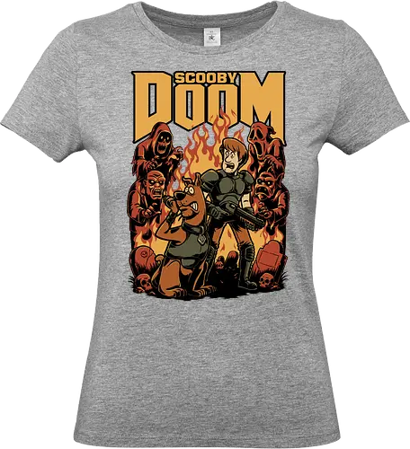 Classic Cartoon FPS Horror Game - Cartoon, First-person Shooter, Ghosts, Ghost, 80s Cartoons, 80s, 1980s, 80's, Retro Cartoon, Retro Vintage, Retro, Vintage, Fps Gaming, First Person Shooter, Horror, Game, Video Game, Games, Video Games, Awesome, Poster, Cool, Mashup, Nostalgia, Nostalgic, Animation, Animated, Animated Series, Tv Show, Paranormal, Investigate, Investigation, Mystery, Mysterious, Halloween, Spooky Season, Spooky, Creepy, Scary, Graveyard, Monsters, Monster, Fire - Standard T-Shirt (Frauen)