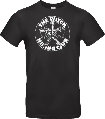Horror Movie Witch Hiking Club - Witch, Found Footage, Forest, Forest Spirit, Spirit, Hiking, Camping, Horror, Classic Horror, Horror Movies, Nostalgic Horror, Nostalgia, Nostalgic, 90s, 90s Movies, 90's, Halloween, Spooky, Spooky Season, Scary, Creepy, Retro Vintage, Vintage, Retro, Old Movies, Monsters, Monster, Wood, Wooden, Stick, Magic, Magical, Ritual, Symbol - Standard T-Shirt
