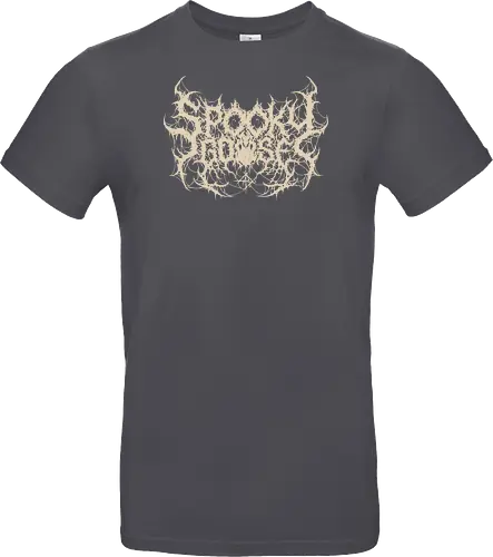 Spooky Goose - spooky season, gothic, spooky goose, death metal, halloween, goose meme, metalhead, dark comedy, horror aesthetic, dark aesthetic, heavy metal, deathcore, cyber sigilism, edgy typography, dark art - Standard T-Shirt