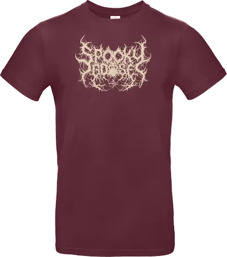 Spooky Goose - spooky season, gothic, spooky goose, death metal, halloween, goose meme, metalhead, dark comedy, horror aesthetic, dark aesthetic, heavy metal, deathcore, cyber sigilism, edgy typography, dark art - Standard T-Shirt
