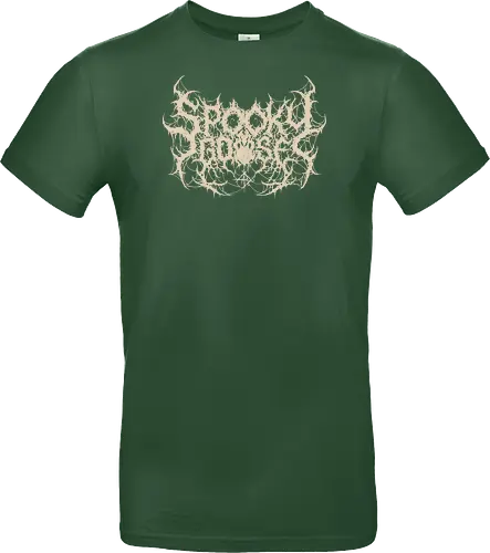 Spooky Goose - spooky season, gothic, spooky goose, death metal, halloween, goose meme, metalhead, dark comedy, horror aesthetic, dark aesthetic, heavy metal, deathcore, cyber sigilism, edgy typography, dark art - Standard T-Shirt