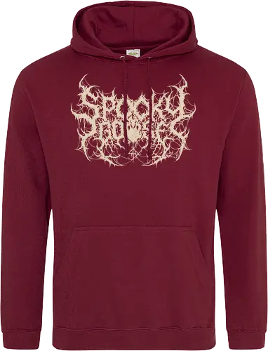 Spooky Goose - spooky season, gothic, spooky goose, death metal, halloween, goose meme, metalhead, dark comedy, horror aesthetic, dark aesthetic, heavy metal, deathcore, cyber sigilism, edgy typography, dark art - Standard Hoodie