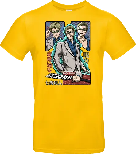 Nanami Kento Seven Seas Sorcerer - nanami kento, cool sorcerer, anime gift, suit style, stoic vibes, weeb, grade 1 sorcerer, Jujutsu - Standard T-Shirt