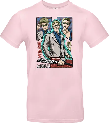 Nanami Kento Seven Seas Sorcerer - nanami kento, cool sorcerer, anime gift, suit style, stoic vibes, weeb, grade 1 sorcerer, Jujutsu - Standard T-Shirt