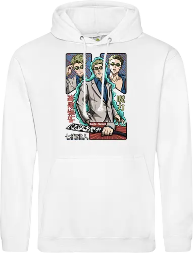 Nanami Kento Seven Seas Sorcerer - nanami kento, cool sorcerer, anime gift, suit style, stoic vibes, weeb, grade 1 sorcerer, Jujutsu - Standard Hoodie