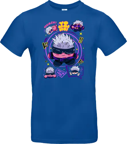 Pink Gojo Satoru Infinity Cute Mode - gojo satoru, Jujutsu, crossover, chibi style, funny anime, kawaii, otaku humor, anime lover gift - Standard T-Shirt
