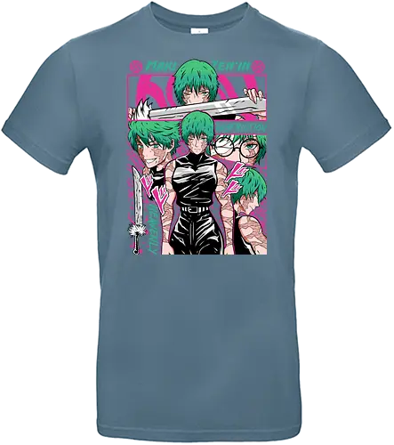 Maki Zenin Restriction Unleashed - maki zenin, Jujutsu, restriction arc, pink and black, powerful female, manga style, otaku gift, shounen anime - Standard T-Shirt