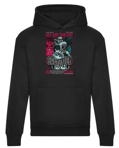 Jujutsu Sacrifice Arc Legacy - Jujutsu, sacrifice arc, cursed clash, manga action, anime fan, dark theme, birthday gift weeb, multi character - Heavyweight Hoodie