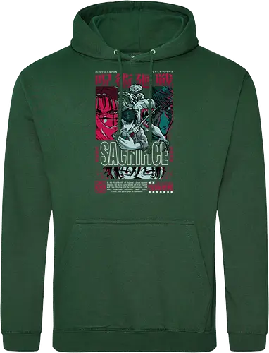 Jujutsu Sacrifice Arc Legacy - Jujutsu, sacrifice arc, cursed clash, manga action, anime fan, dark theme, birthday gift weeb, multi character - Standard Hoodie