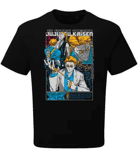 Nanami Kento Grade 1 Overtime Grind - nanami kento, Jujutsu, fan art tribute, overtime rule, collector poster style, anime office humor, stoic hero, otaku - Oversize T-Shirt