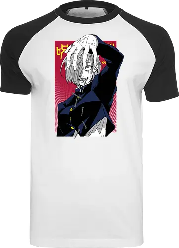 Nobara Kugisaki Nail Witch Energy - nobara kugisaki, Jujutsu, straw doll, bold female character, cursed technique, anime gift idea, weeb, dark pink aesthetic - Raglan T-Shirt