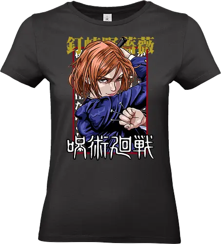 Nobara Kugisaki Full Force Jujutsu - nobara kugisaki, Jujutsu, full body art, jujutsu high, action female lead, anime birthday, weeb apparel, bold design - Standard T-Shirt (Frauen)