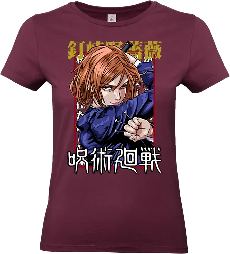 Nobara Kugisaki Full Force Jujutsu - nobara kugisaki, Jujutsu, full body art, jujutsu high, action female lead, anime birthday, weeb apparel, bold design - Standard T-Shirt (Frauen)
