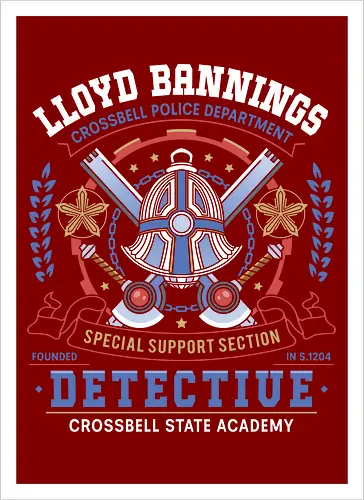 Lloyd Bannings Crossbell Academy - trails in the sky, lloyd bannings, 2nd chapter, legend of heroes, ys, crossbell, bracer guild, thors military academy, trails from zero, trails into reverie, trails of cold steel, gamer, video game, trails to azure, tio plato, mishy, gaming - Kunstdruck