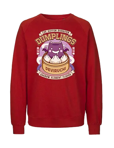 Geffen Dungeon Dumplings - ragnarok online, slime, mmorpg, jrpg, poring, angeling, deviling, deviruchi, ragnarok mobile, geffen dungeon, gaming, video game, gamer, ragnarok eternal love, ragnarok origin - Fairtrade Sweatshirt