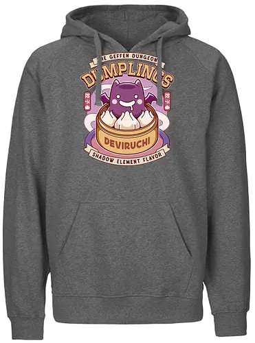 Geffen Dungeon Dumplings - ragnarok online, slime, mmorpg, jrpg, poring, angeling, deviling, deviruchi, ragnarok mobile, geffen dungeon, gaming, video game, gamer, ragnarok eternal love, ragnarok origin - Fairtrade Hoodie