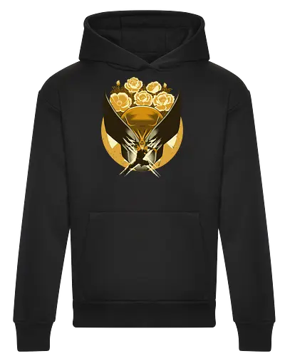 Mutant and Anemone - Wollvering, Superhero, Flowers - Heavyweight Hoodie