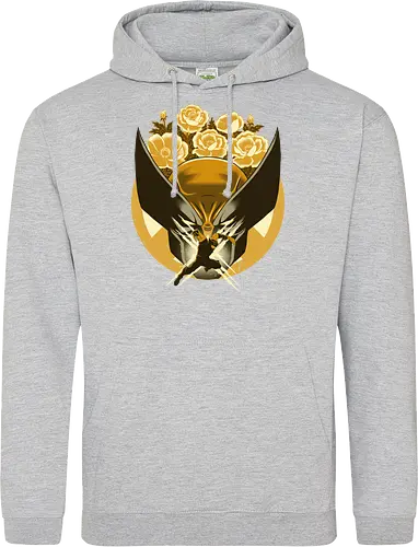 Mutant and Anemone - Wollvering, Superhero, Flowers - Standard Hoodie