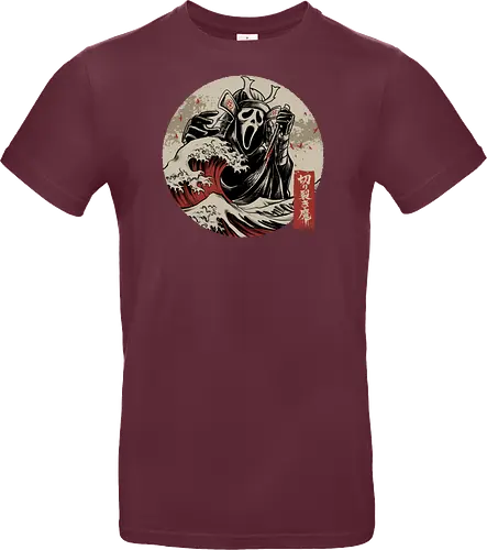 the faceless assassin - ghostface, scarymovie, horror, halloween, horror movies, slasher, halloween town, hocus pocus, elmstreet, nightmare, waveoffkanagawa, japanese, shinobi, samurai - Standard T-Shirt
